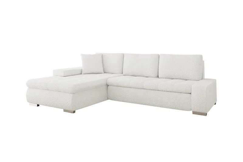 Cerys 3-sits Hörnbäddsoffa White - Möbler - Vardagsrum - Bäddsoffor