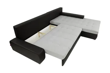 Cerys Bäddsoffa m. Divan 3-sits - Vit - Möbler - Vardagsrum - Bäddsoffor