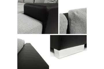 Cerys Bäddsoffa m. Divan 3-sits - Vit - Möbler - Vardagsrum - Bäddsoffor