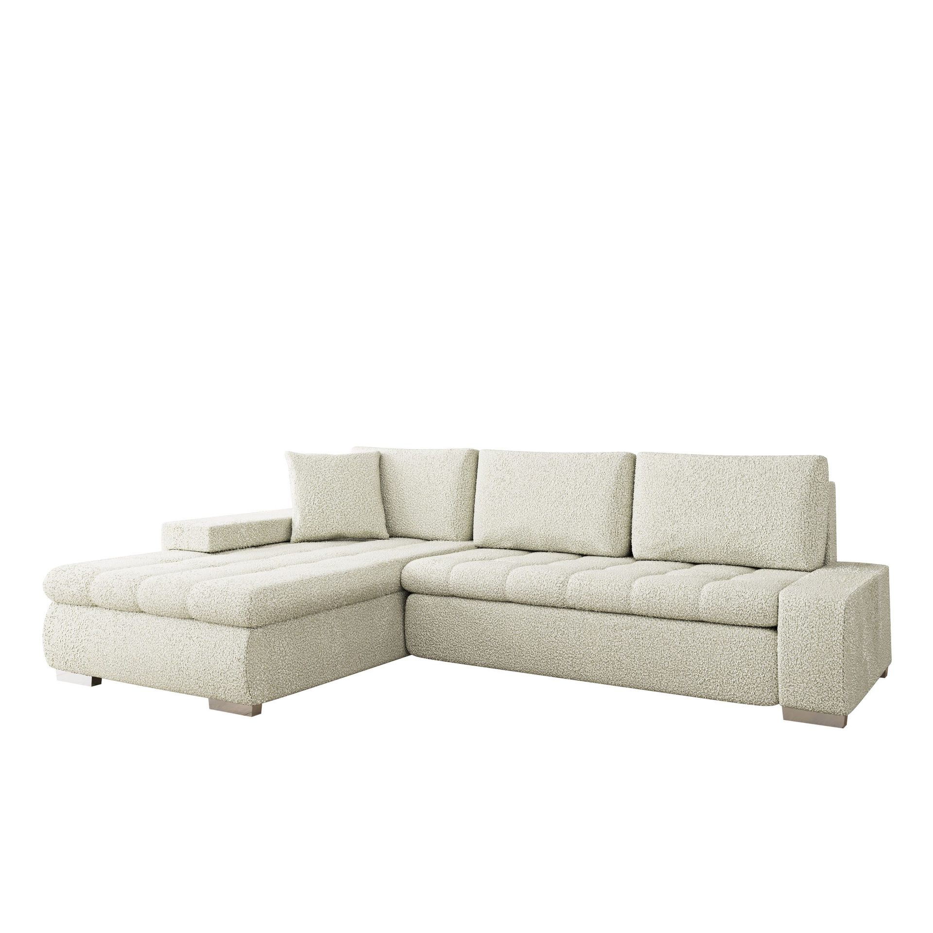 Cerys B&auml;ddsoffa med Divan 4-sits - Beige