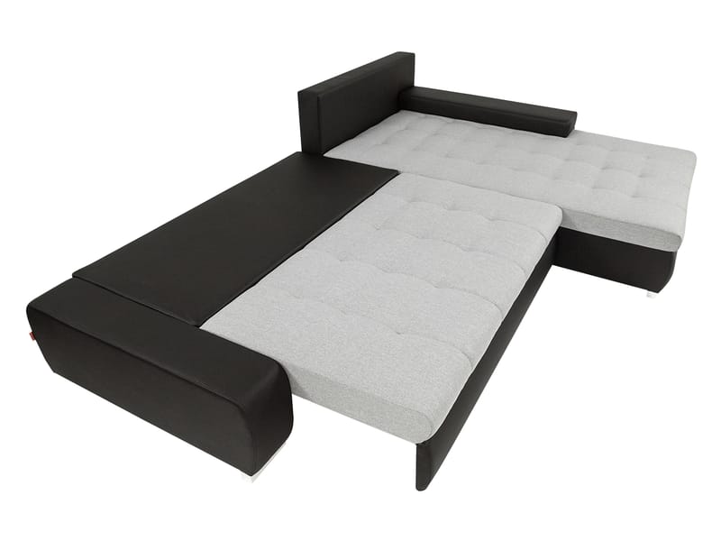 Cerys Bäddsoffa med Divan 4-sits - Grå - Möbler - Vardagsrum - Bäddsoffor