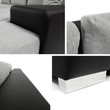 Cerys Vänster L-formad Bäddsoffa 140x252 cm med Förvaring i Tyg - Beige - Möbler - Vardagsrum - Bäddsoffor