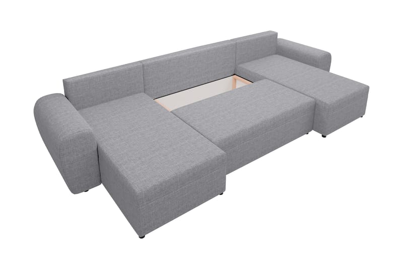 Chameli Bäddsoffa Dubbeldivan 4-sits - Brun - Möbler - Vardagsrum - Bäddsoffor - U bäddsoffa