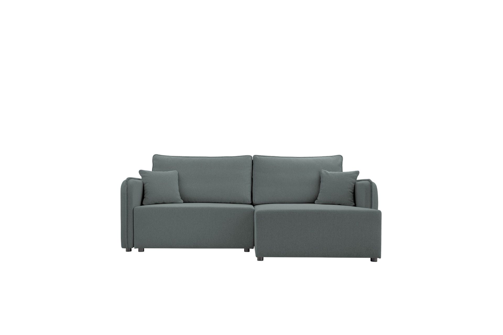 chandru bäddsoffa med divan 3-sits - grå