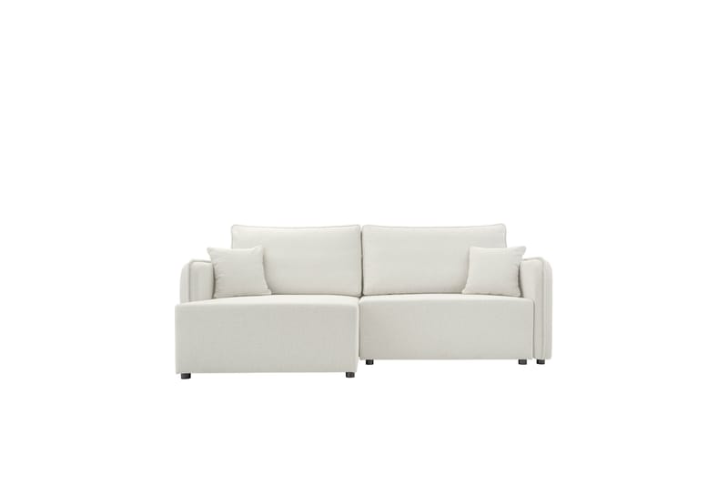 Chandru Bäddsoffa med Divan 3-sits i Plysch - Beige - Möbler - Vardagsrum - Bäddsoffor
