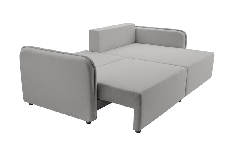 Chandru Bäddsoffa med Divan 3-sits i Plysch - Beige - Möbler - Vardagsrum - Bäddsoffor