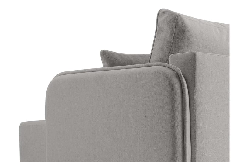 Chandru Bäddsoffa med Divan 3-sits i Plysch - Beige - Möbler - Vardagsrum - Bäddsoffor