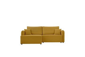 Chandru Bäddsoffa med Divan 3-sits i Plysch