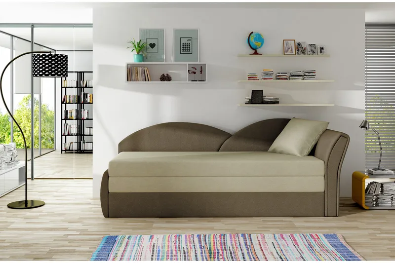 Chasidi Bäddsoffa - Beige/Brun - Möbler - Vardagsrum - Bäddsoffor