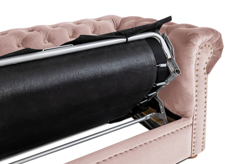 CHESTERFIELD DELUXE bäddsoffa 2-sits Ljusrosa - Möbler - Vardagsrum - Bäddsoffor