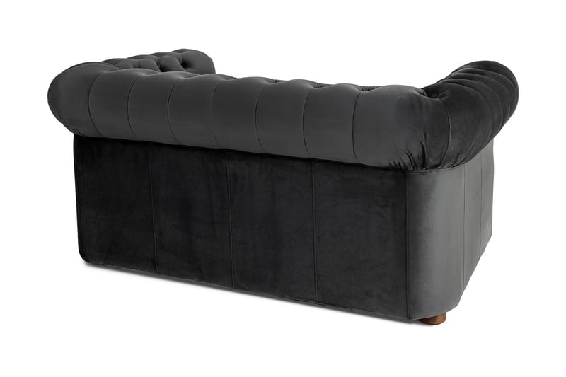 CHESTERFIELD DELUXE bäddsoffa 2-sits Mörkgrå - Bäddsoffor - 2-sits bäddsoffa