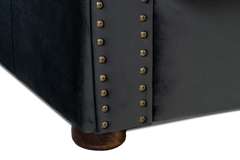 CHESTERFIELD DELUXE bäddsoffa 2-sits Mörkgrå - Möbler - Vardagsrum - Bäddsoffor