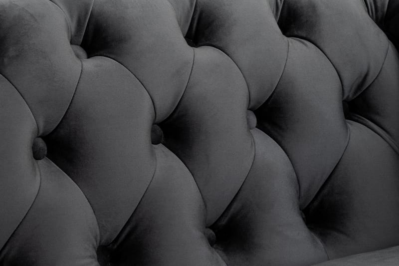 CHESTERFIELD DELUXE bäddsoffa 2-sits Mörkgrå - Möbler - Vardagsrum - Bäddsoffor