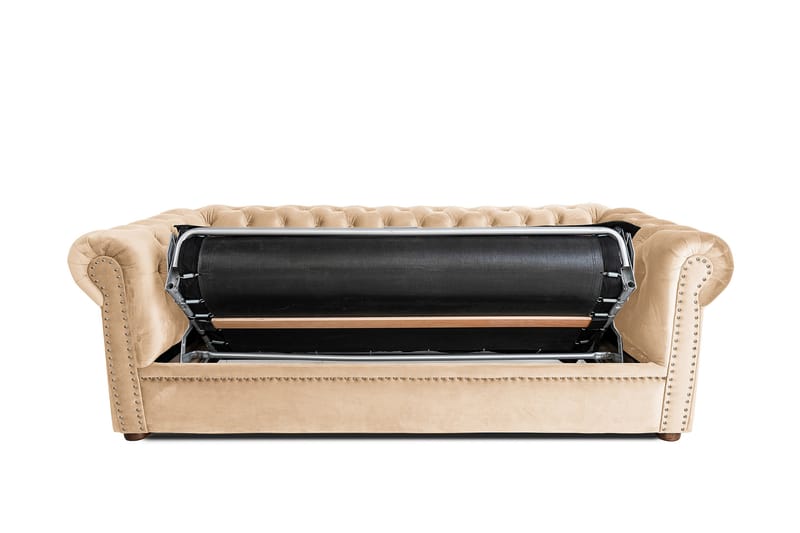 CHESTERFIELD DELUXE bäddsoffa 3-sits Beige - Möbler - Vardagsrum - Bäddsoffor