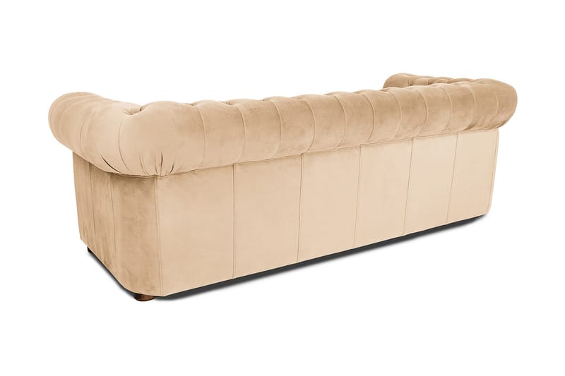 CHESTERFIELD DELUXE bäddsoffa 3-sits Beige - Bäddsoffor - 3-sits bäddsoffa