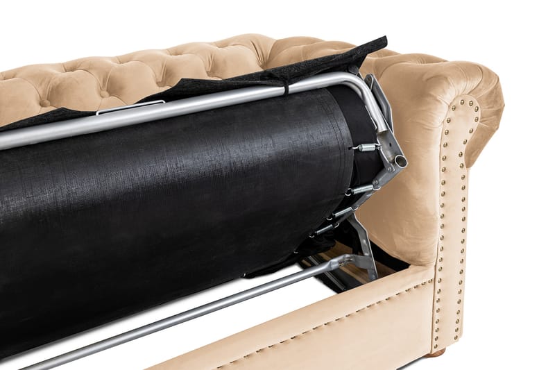 CHESTERFIELD DELUXE bäddsoffa 3-sits Beige - Möbler - Vardagsrum - Bäddsoffor