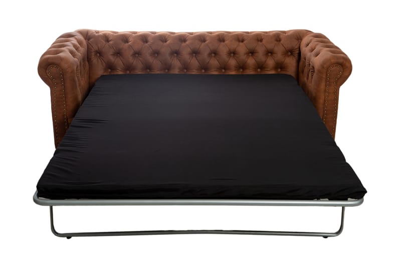 CHESTERFIELD DELUXE bäddsoffa 3-sits Brun - Möbler - Vardagsrum - Bäddsoffor
