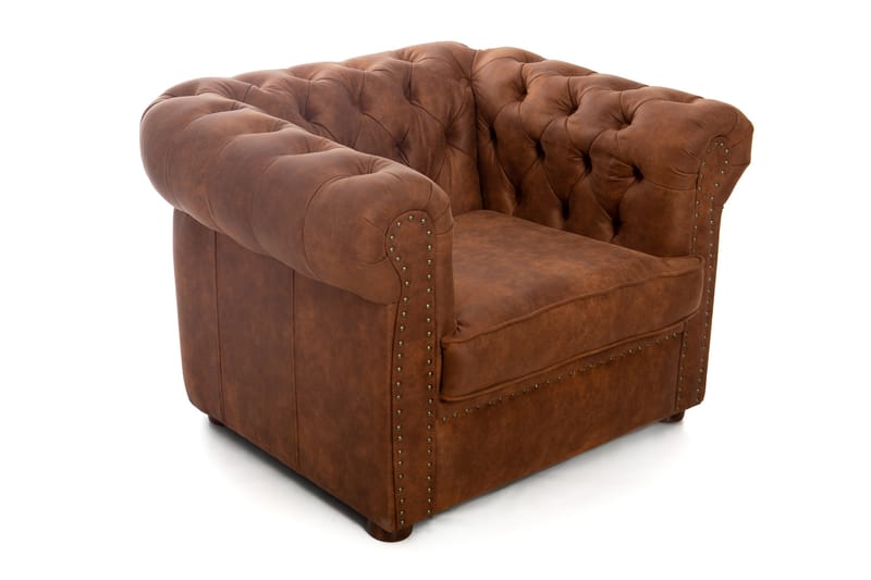 CHESTERFIELD DELUXE bäddsoffa 3-sits Brun - Möbler - Vardagsrum - Bäddsoffor
