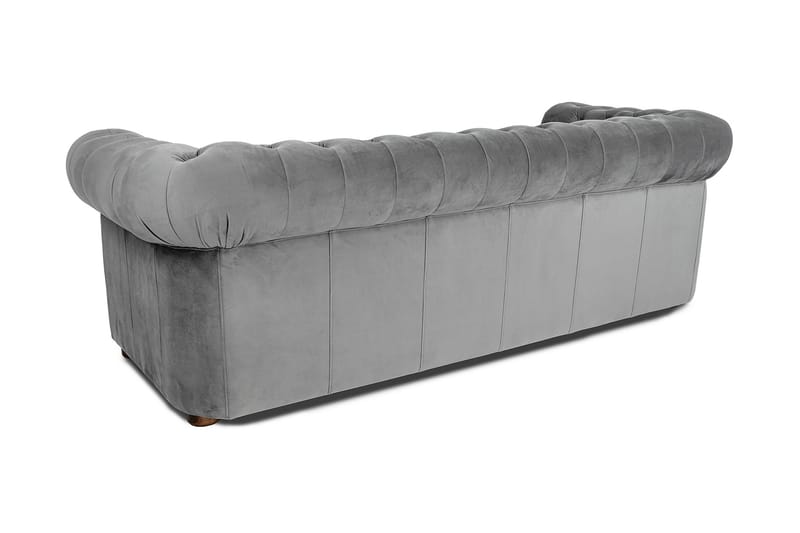 CHESTERFIELD DELUXE bäddsoffa 3-sits Grå - Möbler - Vardagsrum - Bäddsoffor