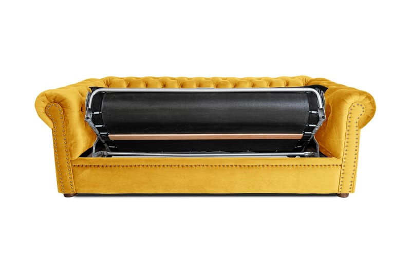 CHESTERFIELD DELUXE bäddsoffa 3-sits Gul - Möbler - Vardagsrum - Bäddsoffor