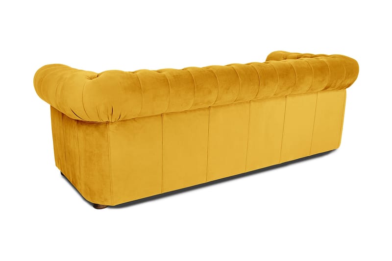 CHESTERFIELD DELUXE bäddsoffa 3-sits Gul - Bäddsoffor - 3-sits bäddsoffa