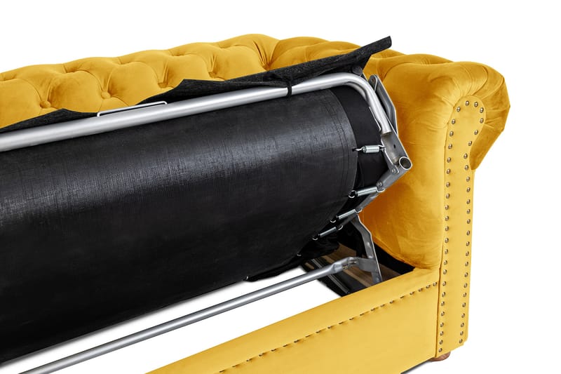 CHESTERFIELD DELUXE bäddsoffa 3-sits Gul - Möbler - Vardagsrum - Bäddsoffor