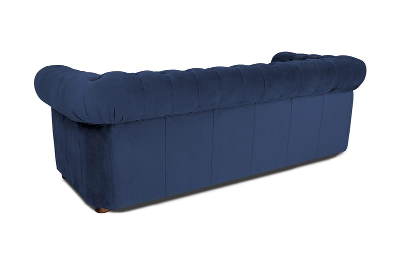 CHESTERFIELD DELUXE bäddsoffa 3-sits Marinblå - Möbler - Vardagsrum - Bäddsoffor