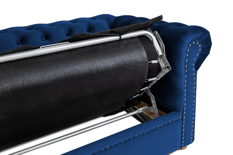 CHESTERFIELD DELUXE bäddsoffa 3-sits Mörkblå - Möbler - Vardagsrum - Bäddsoffor