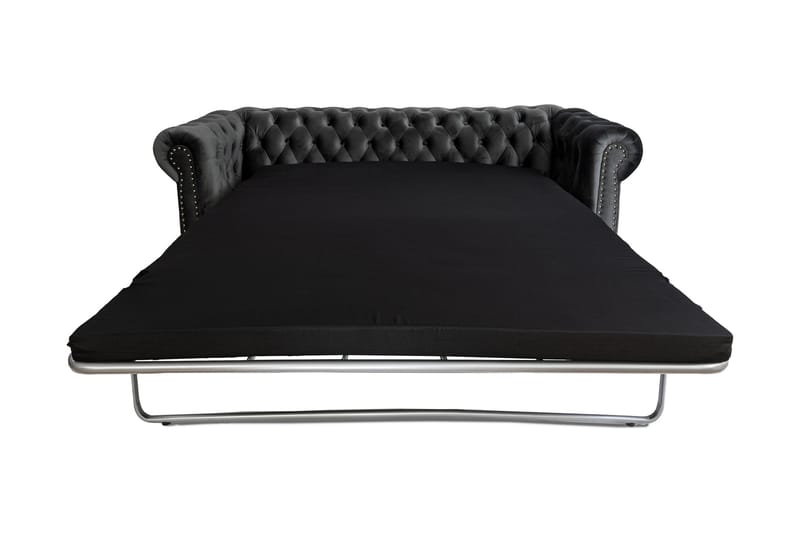CHESTERFIELD DELUXE bäddsoffa 3-sits Mörkgrå - Möbler - Vardagsrum - Bäddsoffor