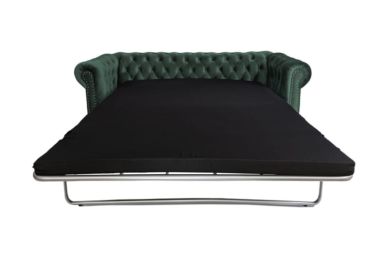 CHESTERFIELD DELUXE bäddsoffa 3-sits Mörkgrön - Möbler - Vardagsrum - Bäddsoffor