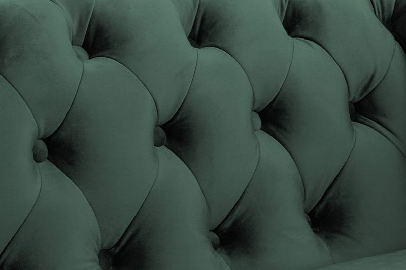 CHESTERFIELD DELUXE bäddsoffa 3-sits Mörkgrön - Möbler - Vardagsrum - Bäddsoffor