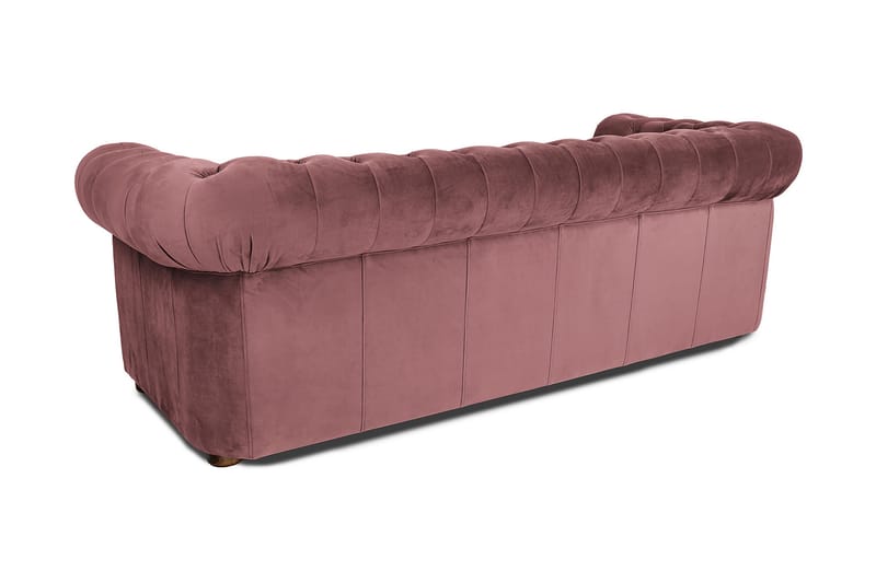 CHESTERFIELD DELUXE bäddsoffa 3-sits Rosa - Möbler - Vardagsrum - Bäddsoffor