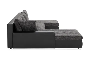 Cillo 2-sits Bäddsoffa - Svart/Grå - Möbler - Vardagsrum - Bäddsoffor - U bäddsoffa