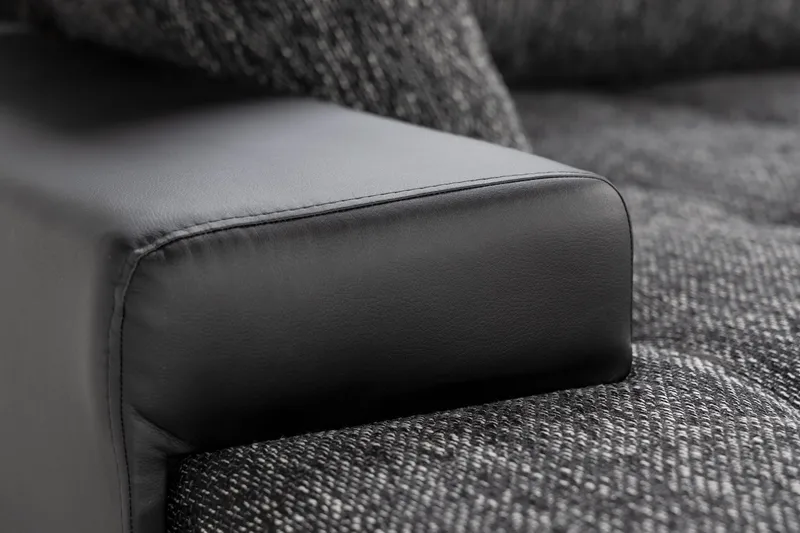 Cillo 2-sits Bäddsoffa - Svart/Grå - Möbler - Vardagsrum - Bäddsoffor - U bäddsoffa