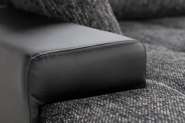Cillo 2-sits Bäddsoffa - Svart/Grå - Möbler - Vardagsrum - Bäddsoffor - U bäddsoffa