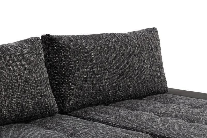 Cillo 2-sits Bäddsoffa - Svart/Grå - Möbler - Vardagsrum - Bäddsoffor - U bäddsoffa