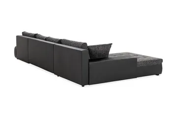 Cillo 2-sits Bäddsoffa - Svart/Grå - Möbler - Vardagsrum - Bäddsoffor - U bäddsoffa