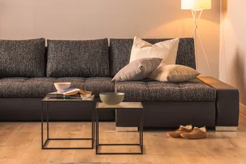 Cillo 2-sits Bäddsoffa - Svart/Grå - Möbler - Vardagsrum - Bäddsoffor - U bäddsoffa