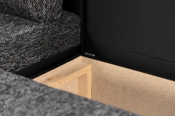Cillo 2-sits Bäddsoffa - Svart/Grå - Möbler - Vardagsrum - Bäddsoffor - U bäddsoffa