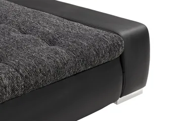 Cillo 2-sits Bäddsoffa - Svart/Grå - Möbler - Vardagsrum - Bäddsoffor - U bäddsoffa