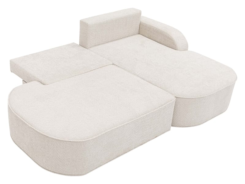 Cinrel Bäddsoffa med Divan 3-sits - Beige - Möbler - Vardagsrum - Bäddsoffor