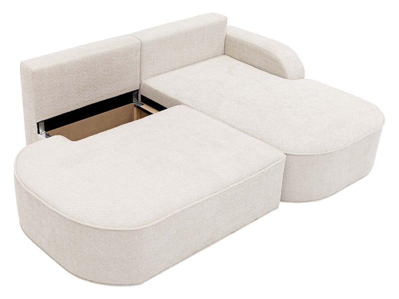 Cinrel Bäddsoffa med Divan 3-sits - Beige - Möbler - Vardagsrum - Bäddsoffor