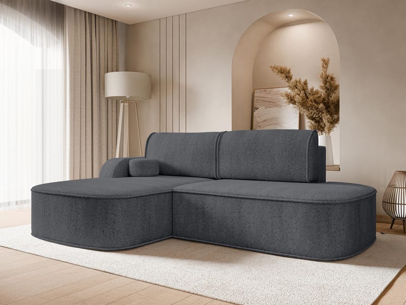 Cinrel Bäddsoffa med Divan 3-sits - Grå - Möbler - Vardagsrum - Bäddsoffor