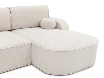 Cinrel Bäddsoffa med Divan 3-sits - Rosa - Möbler - Vardagsrum - Bäddsoffor