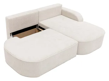 Cinrel Bäddsoffa med Divan 3-sits - Rosa - Möbler - Vardagsrum - Bäddsoffor