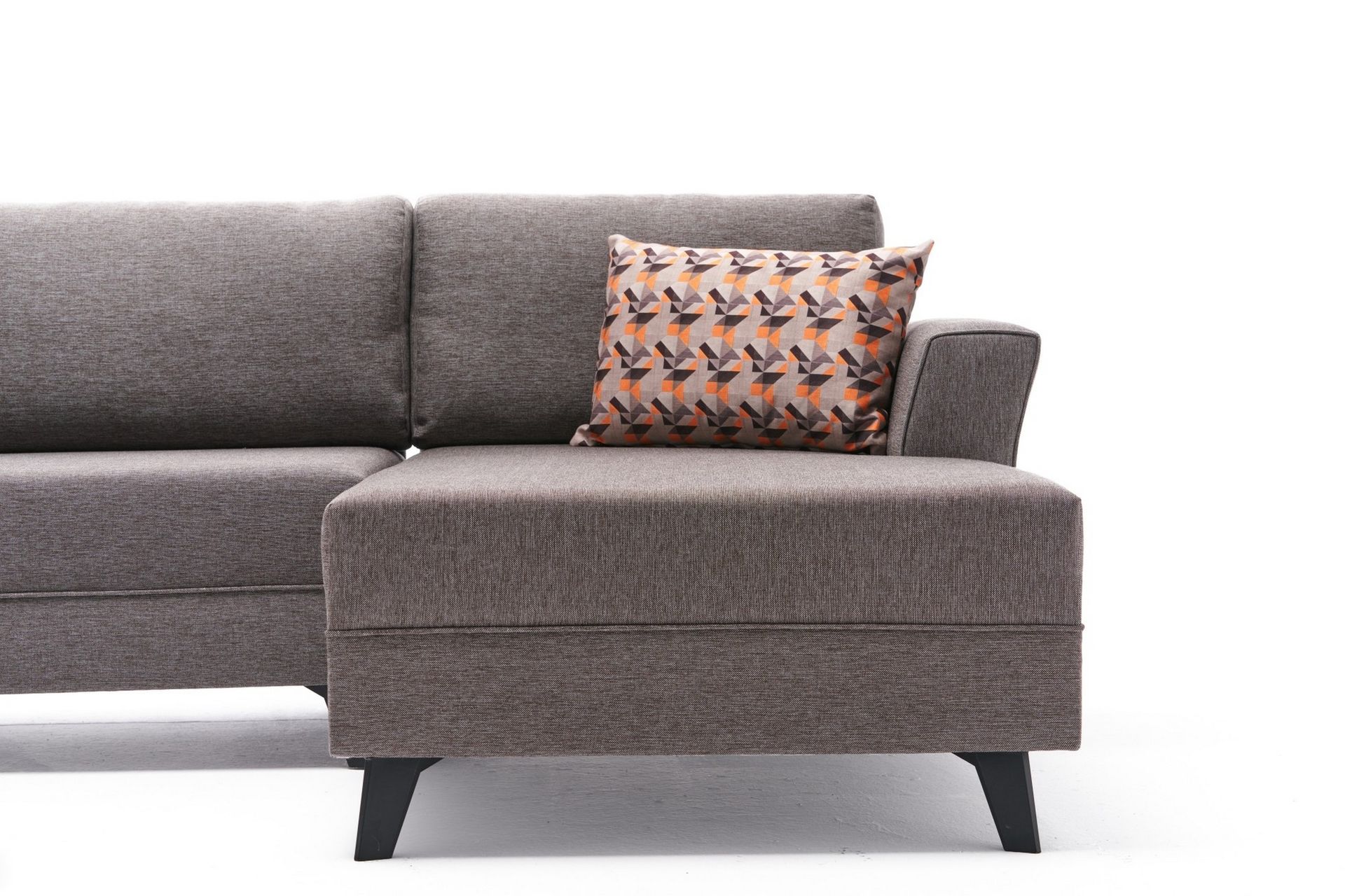CLACHAN U-bäddsoffa Brun/Svart - Möbler - Vardagsrum - Bäddsoffor - U bäddsoffa