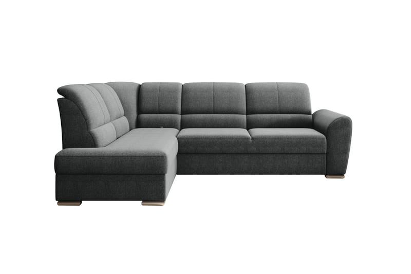 Clarkville Bäddsoffa m. Schäslong 3-sits Grå - Möbler - Vardagsrum - Bäddsoffor