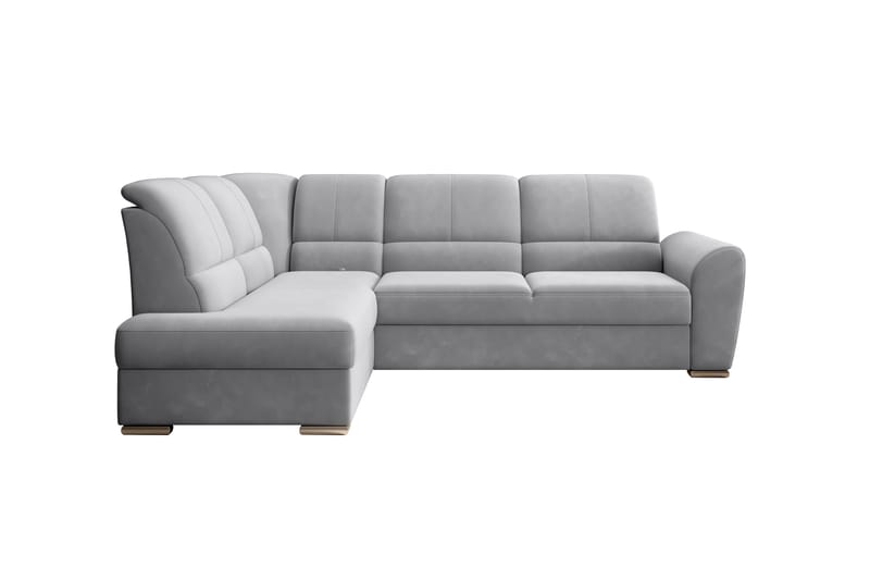 Clarkville Bäddsoffa m. Schäslong 3-sits Grå - Möbler - Vardagsrum - Bäddsoffor