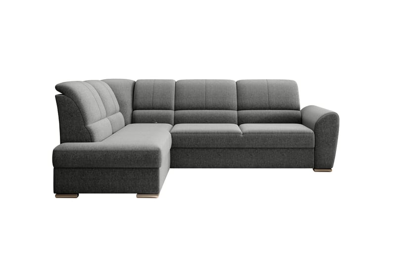 Clarkville Bäddsoffa m. Schäslong 3-sits Grå - Möbler - Vardagsrum - Bäddsoffor