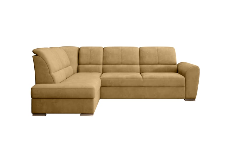 Clarkville Bäddsoffa m. Schäslong 3-sits Gul - Möbler - Vardagsrum - Bäddsoffor